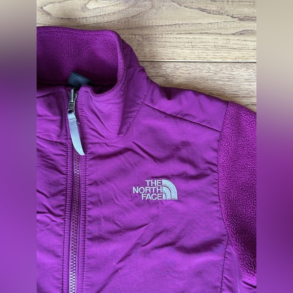The North Face Girls Denali Jacket Purple size Large 14/16 - Picture 3 of 14